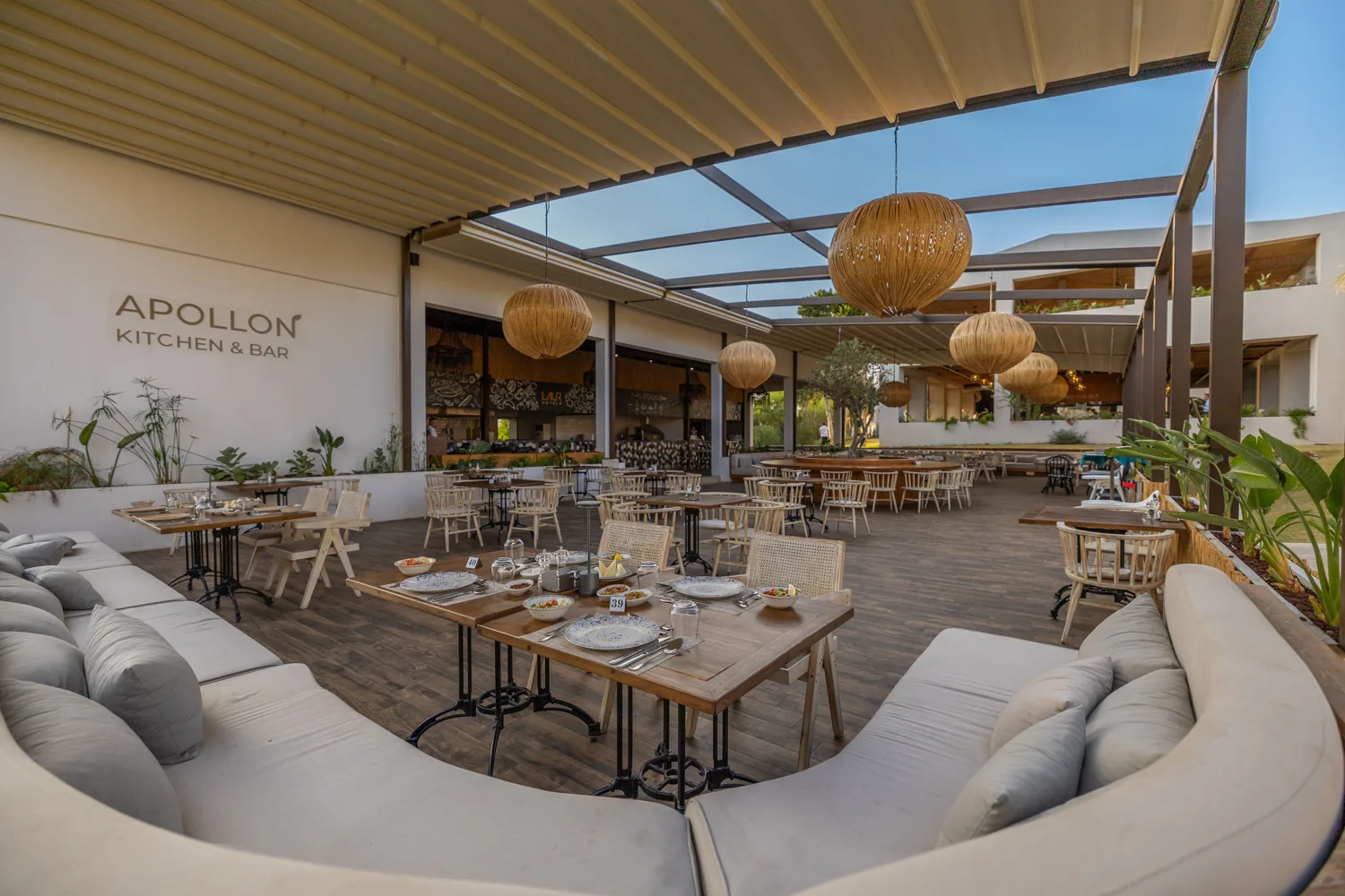 Salle d’un restaurant élégant
